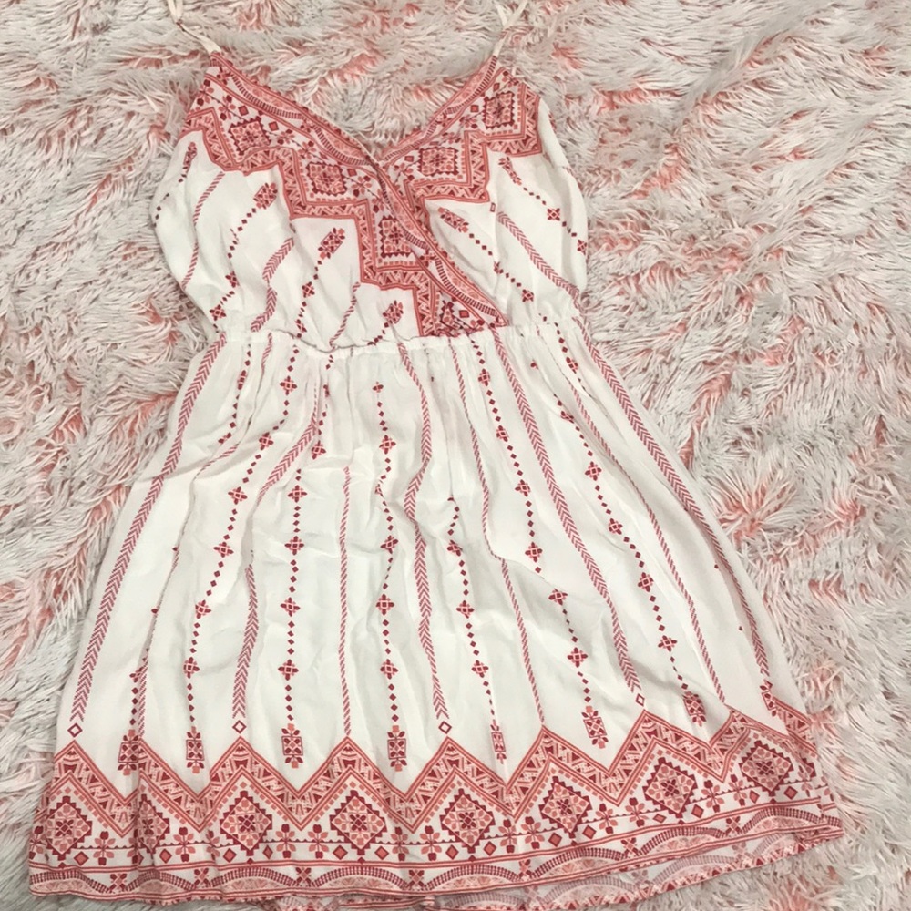 White boho dress
